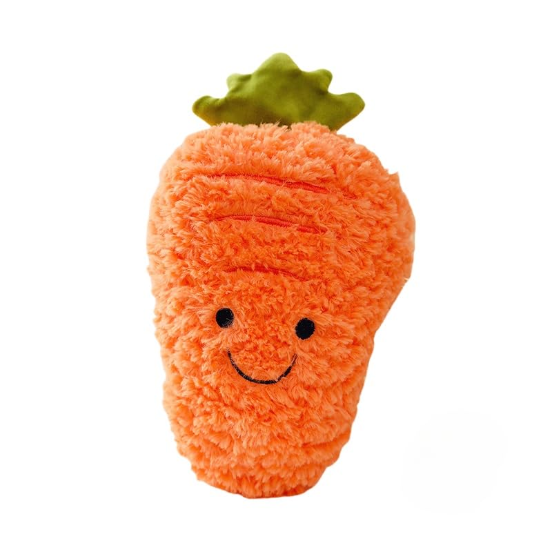Fruit Plush Toys - Mango Carrot Hugging Pillow, FruitShape pillow filled doll, suitable for children and girls (Carrot)