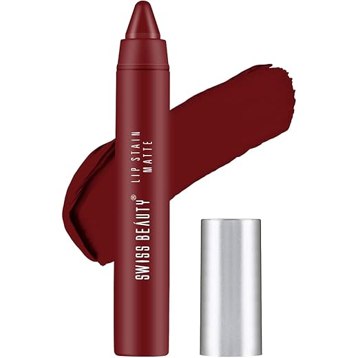 Swiss Beauty Matte Lipstick Red Wine 4gm