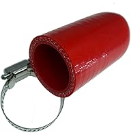 Vista 11 de Tapa de refrigerante de silicona reforzada universal azul de 1/2 "(13 mm) con abrazadera para calentador de derivación Puerto de agua de vacío Kit