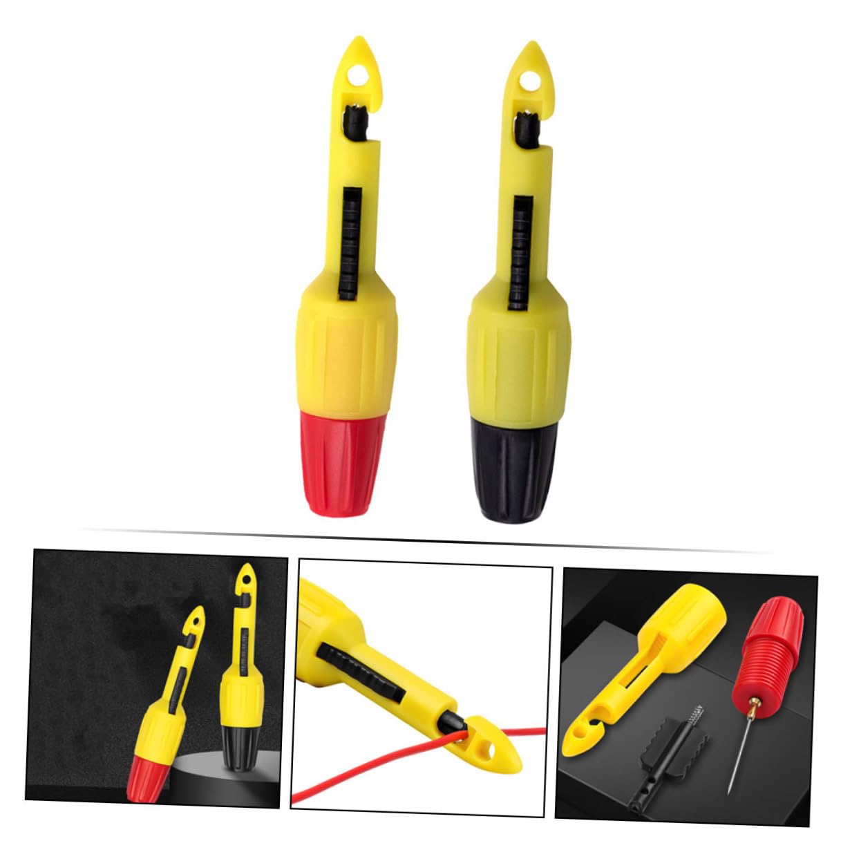 Lurrose 5 Ensembles De Test Multimètre Fuse Tester Automotive Isolé Professionnel De Test D'isolation Véhicule Aiguille À Rattacher Testeur De Voltmètre Plastique 4 Pièces * 5