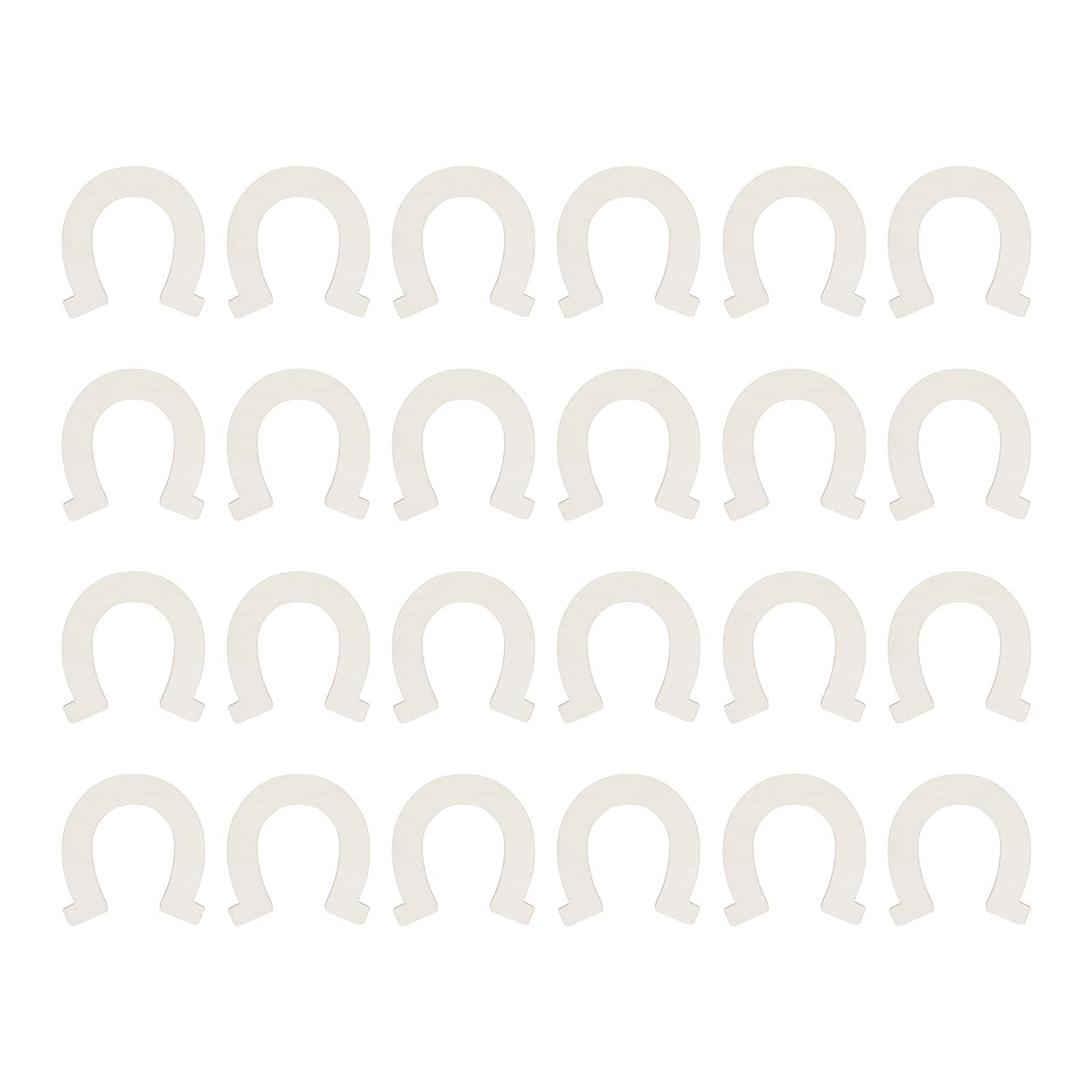 Recorte De Herraduras De Madera, Artesanías De Caballos, Astillas De Herradura De Madera, 24 Piezas De Madera De Bricolaje En Forma De Herradura, Recortes Sin Terminar, Colgante, Decoración Artesanal