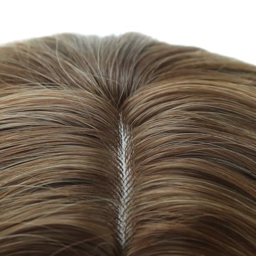 Image of BERON Black Ombre Blonde Short Curly Wavy Wig Women Halloween Cosplay Wig