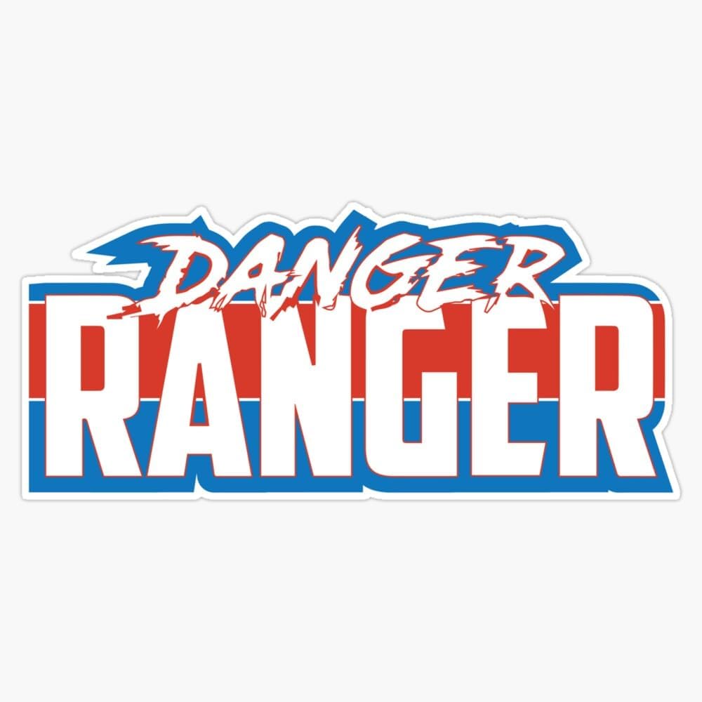 Danger Ranger Sticker Bumper Sticker Vinyl Decal 5"