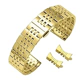 tissot goldrun lady sapphire Schlankes Design: Die Edelstahlglieder sorgen mit ihrem modernen und schlanken Design für einen eleganten Look. Sie verleihen jeder Uhr einen Hauch von Raffinesse.