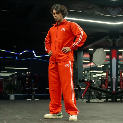 Image of HYPD Urban Track Pants for Men | Dry Fit Mesh Gym Wear | Zippered Bottom, Back Pocket | Relaxed Fit Joggers for Sports, Workout, Running & Casual Wear