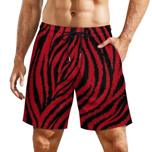 Zebra Pattern Shorts Male Compression Liner Short Pants Sport Shorts Quick Dry Stretch Trunks Board Casual Bottoms2