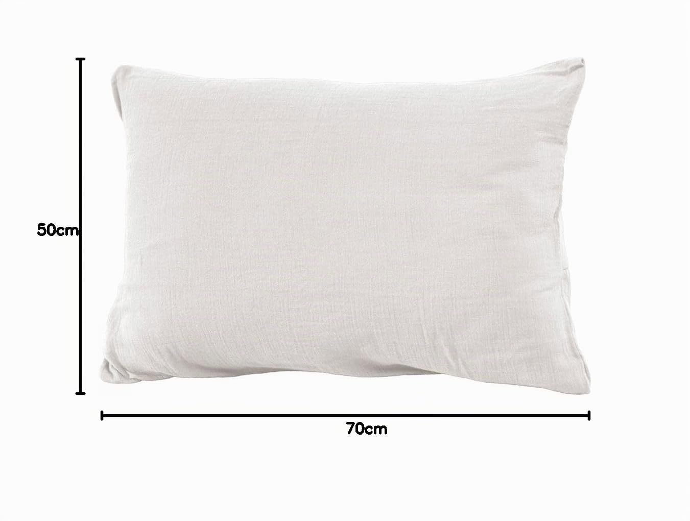 Taie d'oreiller 50x70 cm Gaze de Coton Chantilly