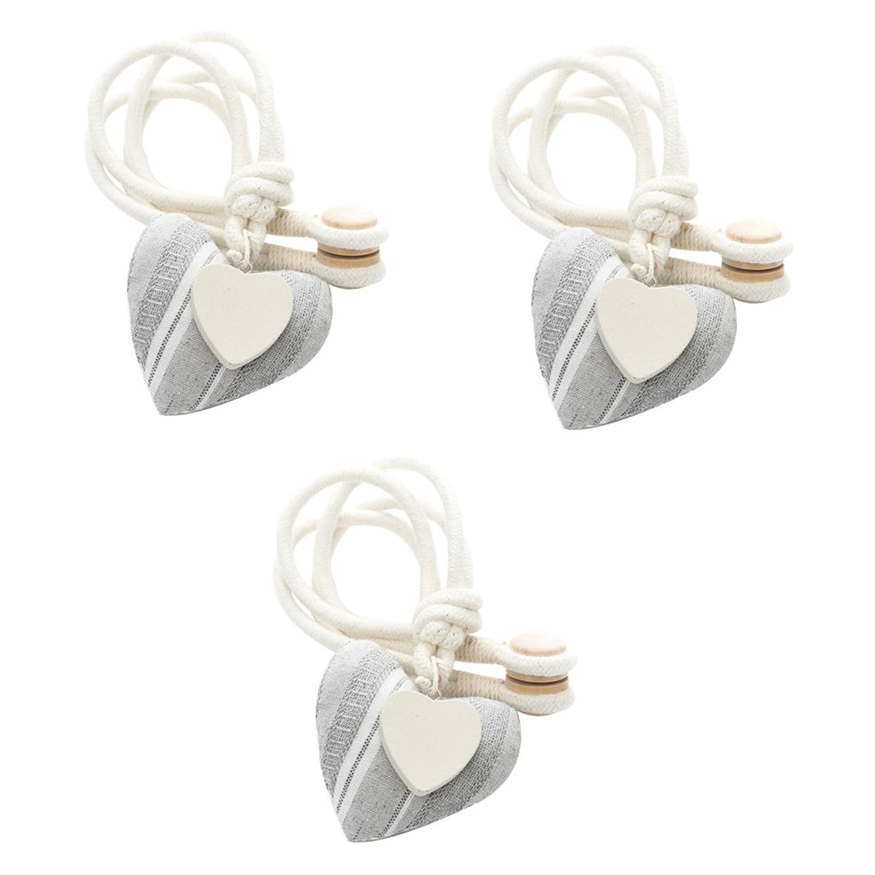 Amosfun 3pièces Embrasse à Rideaux Magnétique Cœur Attache Décorative pour Rideaux De Style Rétro Pratique Et Facile à Utiliser Idéale pour Salon Chambre Et Bureau