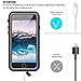 SPIDERCASE for iPhone SE 2022 Case, iPhone SE 2020/8/7 Waterproof Case, Built-in Screen Protector Full Protective Shockproof Dirtproof Snowproof Case for iPhone SE 2022/2020/8/7, 4.7 “(Grey+Clear)