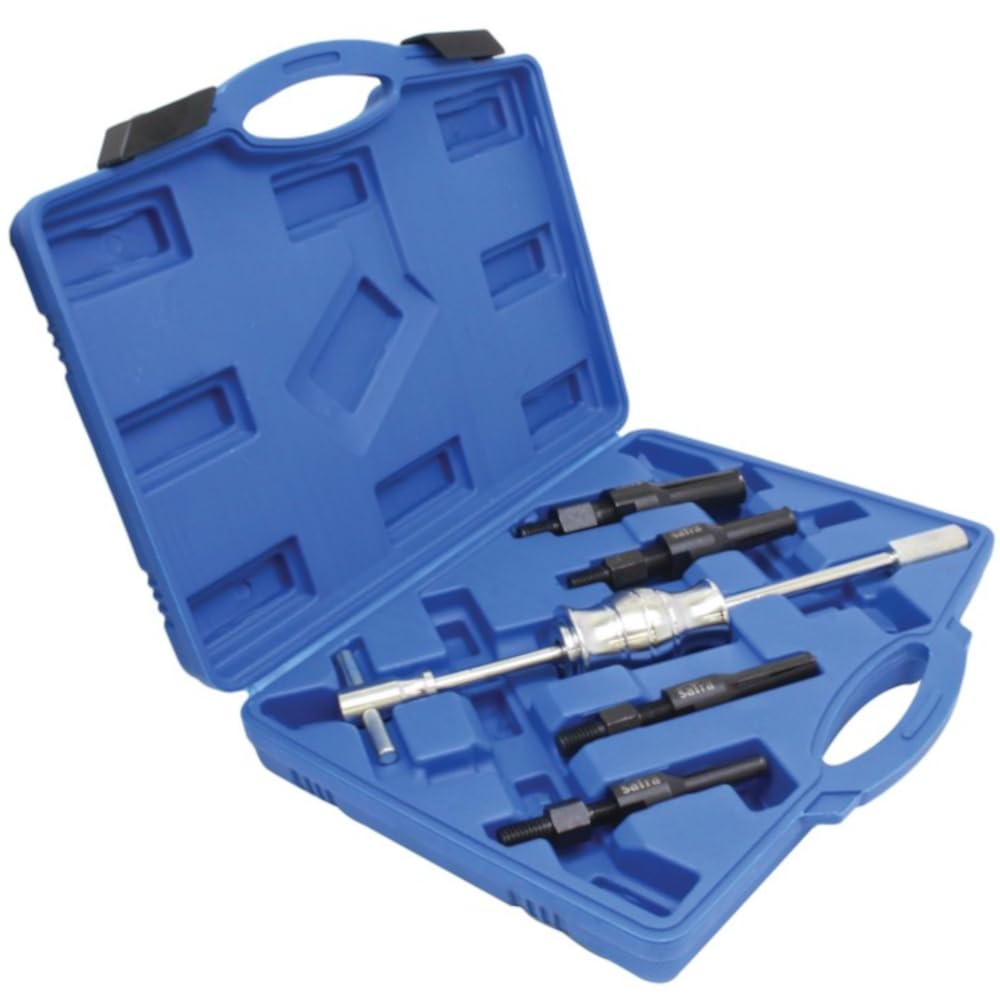 Estrattore Cuscinetti Interni con Martello a Inerzia 10-32 mm – Kit Estrattore Cuscinetti Interno – Set 4 Pinze Espansibili per Cuscinetti Ciechi – Attrezzo Meccanico Auto Moto Officina
