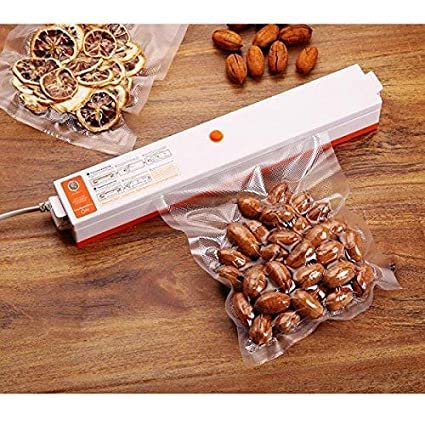 KNYUC MART Electric Vacuum Food Sealer Packing Machine Hand sealing Plastic Hand Vacuum Sealer Heat Sealer Sealing Packing Machine.with A Vacuum bag