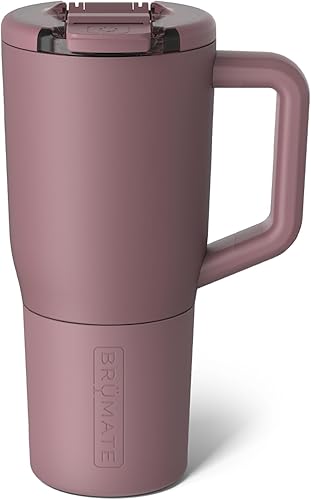 Miniatura 21 de BrüMate Müv – Taza térmica para café, 100% a prueba de fugas, con asa y tapa, de acero inoxidable y doble capa para viajes, de 25 onzas, color lila
