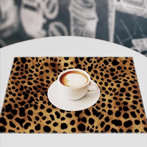 Sets de table léopard lavables pour sublimer vos dîners et repas - 7