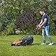 Black+Decker Elektro-Rasenmäher mit Fahrradlenker-Griff (1.800W, 42cm Schnittbreite, 6-Fach Höhenverstellung, 50l Grasfangbehälter, ideal für große Gärten) BEMW481BH