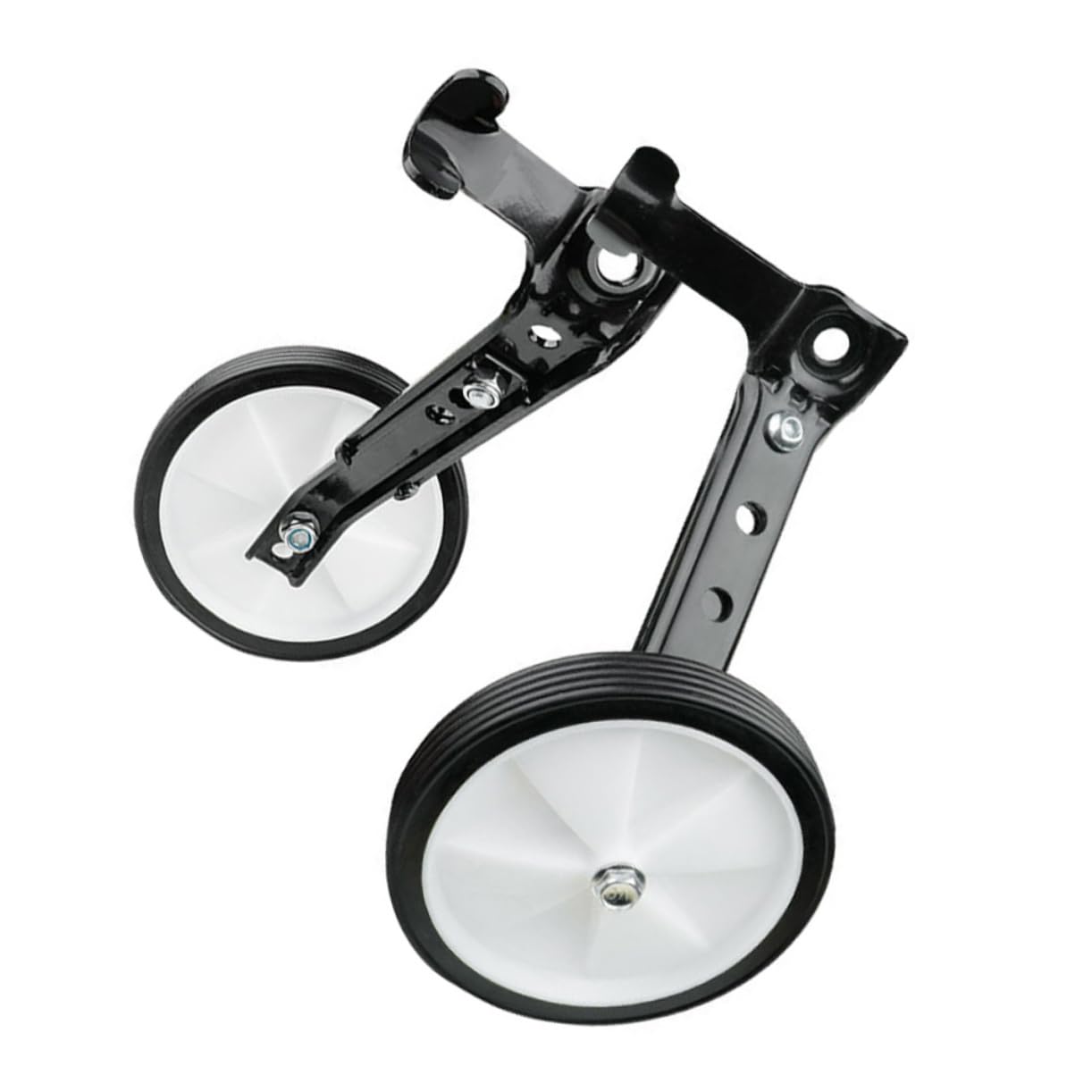 Roues Auxiliaires de Vélo Réglables en Alliage D'aluminium, Paire Noire