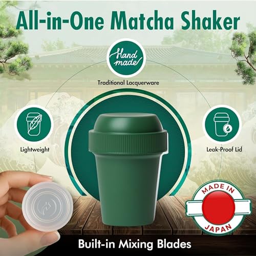 Shaker à matcha sans grumeaux solution mélange rapide thé et kale 50 ml