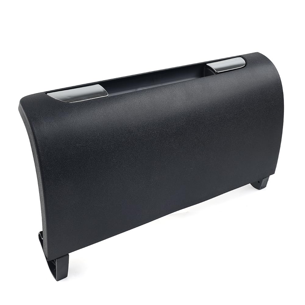 SIKUAI Cubierta de manija de pestillo de cerradura de compartimento de guantera interior negra automática para A3 S3 8P 2004-2012
