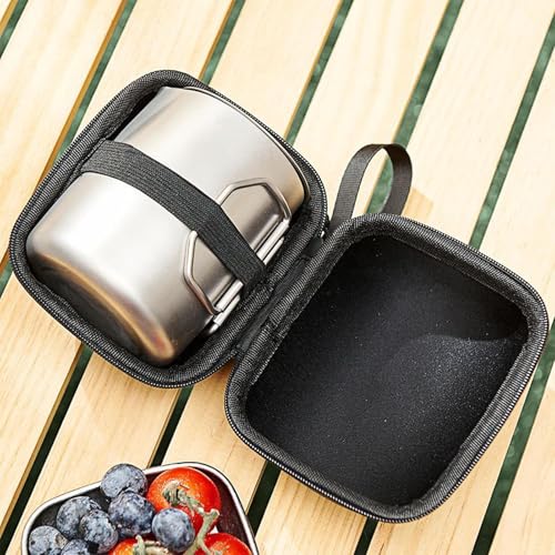 Juego de té compacto con taza portátil de 50 ml y estuche de transporte 4
