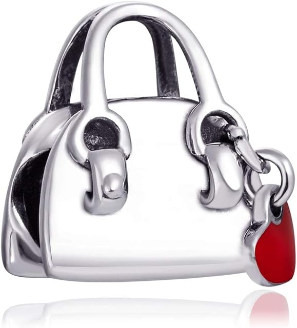 GLOWDAS I Love to Travel Charms fit European Holiday Bracelet, 925 Sterling Silver Suitcase Charm, Shopping Handbag Charm, Peace Bus Charm, Passport Dangle, Airplane Pendant, Gifts for Women/Men