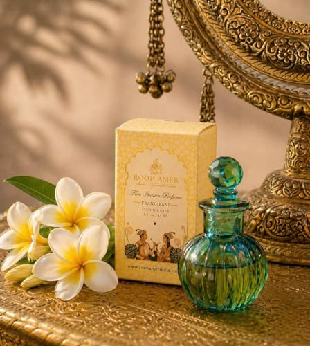 Image of Frangipani Attar | Alcohol-Free Natural Perfume for Men & Women | Long-Lasting Indian Floral Fragrance | Daily Use & Travel-Friendly Perfume Oil | Ideal Gift | 15ml