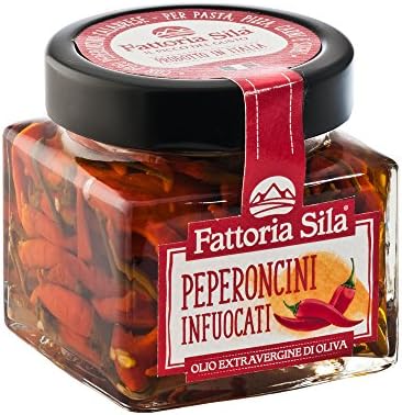 Extra Hot Calabrian Chili Peppers in EVOO 280g (1 jar)