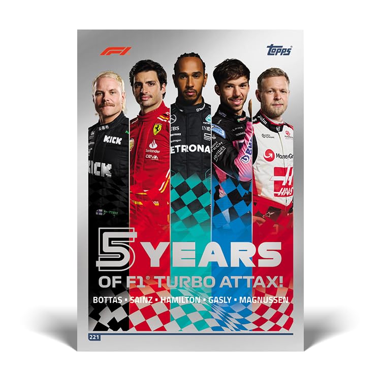 18パック Topps Formula 1 2024 Turbo Attax Topps Turbo Attax Formula 1 2024 - Random Mega Tin Contains
