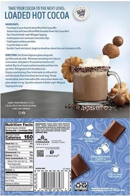 Hot Chocolate Mix – Classic Milk Chocolate, 50 Count (1.38 oz) - Hot Cocoa Mix