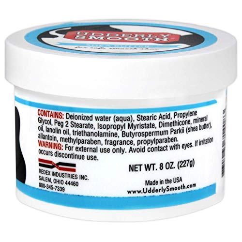 Udderly Smooth Foot Cream with Shea Butter, lightly scented, 8 Ounce jar - Image 3