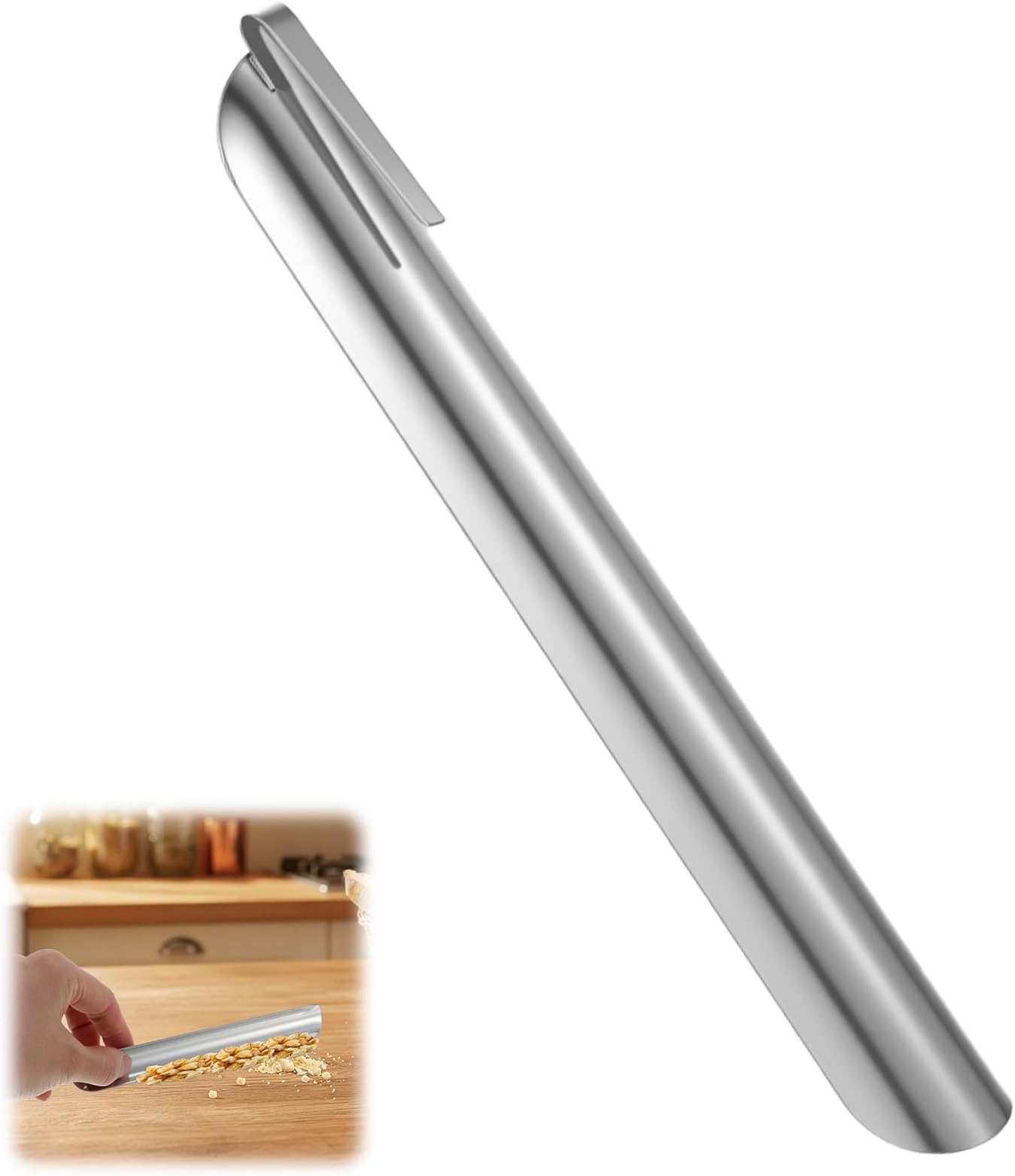 Crumbers For Servers, Crumb Scraper for Tablecloth, Stainless Steel Scraper with Pocket Clip Table Crumbs Table Crumb Sweepers for Servers for Restaurants, Homes, Waitresses Tool Accessories