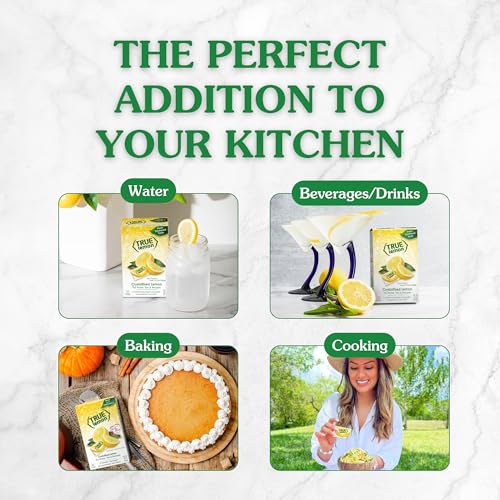TRUE LEMON Water Enhancer, Bulk Dispenser, 100 Count, 0 Calorie Drink Mix Packets - image 4