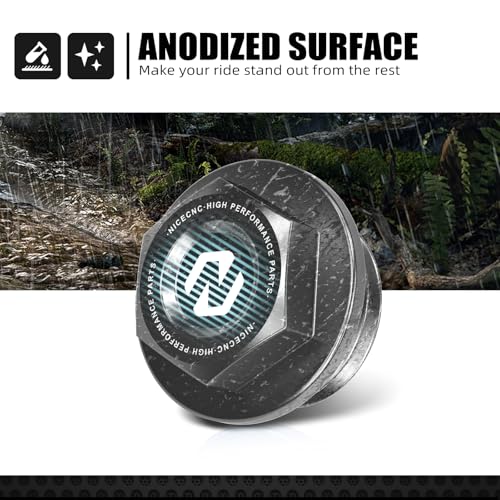 Image of NICECNC Motorcycle Engine Tank Cover Plug Cap Universal Compatible with Honda CRF150R 2007-20 CR125R 1990-07 CR250R 1990-07 CRF250R 04-17,Compatible with Yamaha YZ80 85 98-20 YZ250 99-22,See Fitment