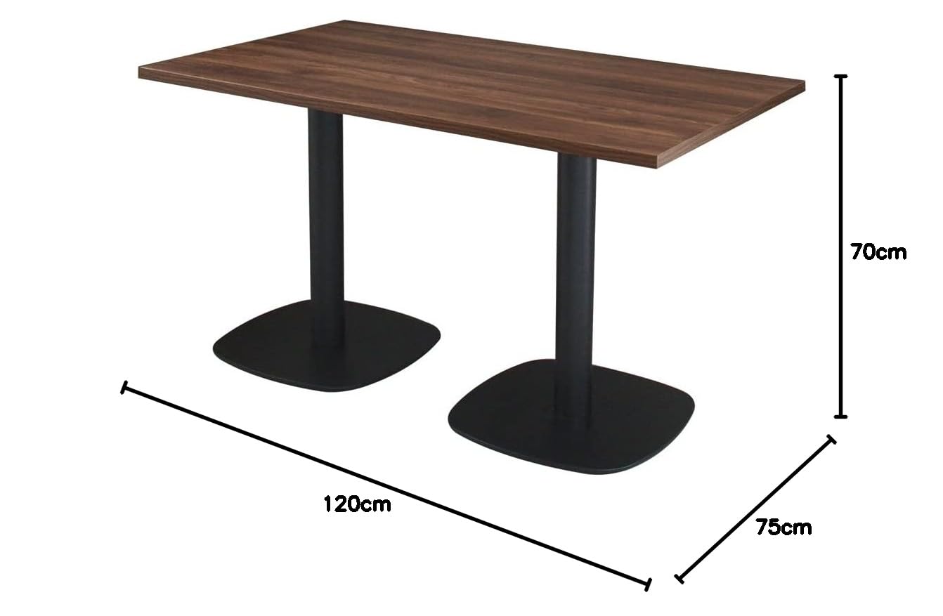 Amazon.co.jp: 業務用 カフェテーブル 1200×750×H700 角丸ベース 