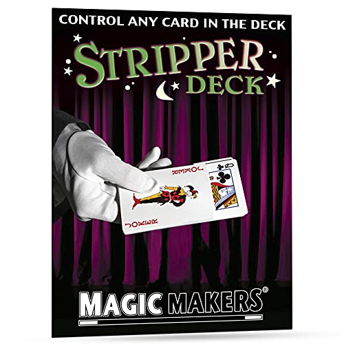 Stripper Deck rouge taille bridge fini les cartes perdues pour petites mains
