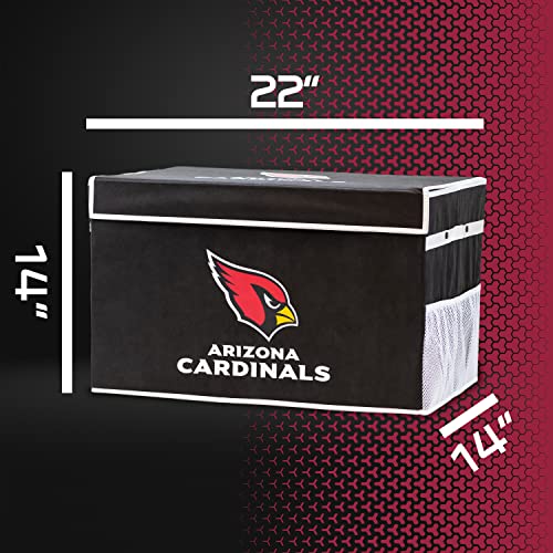 NFL Arizona Cardinals NFL Team Licensed Collapsible Storage Footlocker Bin Smallnfl Team Licensed Collapsible Storage Footlocker Bin Black, Small - image 3