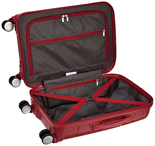 Image of Samsonite Octolite Polypropylene 55 cms Red Hard sided Suitcase (I72 (0) 00 001)