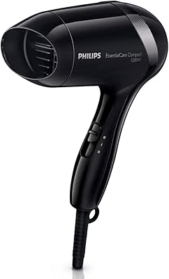 Philips Compact Essential Care Hair Dryer (1200 Watts), Multicolor