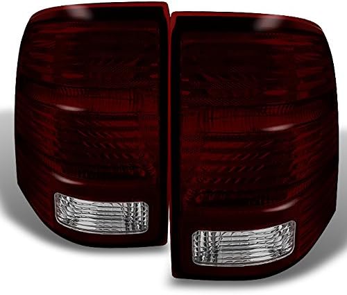AKKON - For Ford Explorer Soupe SUV Red Smoke Lens Tail Lights Rear Brake Lamps Replacement Left + Right Pair