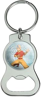 Graphics and More Avatar The Last Airbender Aang Keychain with Bottle Cap Opener