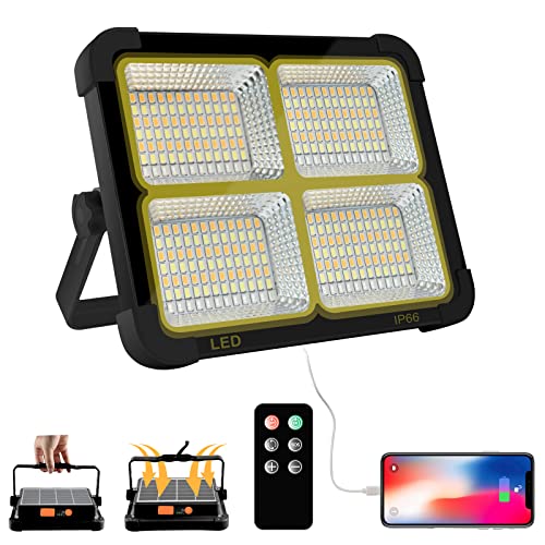 Foco LED recargable de 100W con bateria de 16500mAh para camping y trabajo