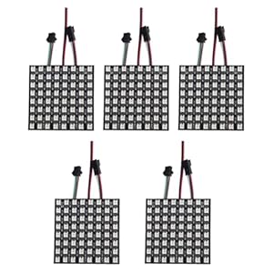 Suoumwa 8x8 WS2812B RGB LED-Matrix 5er-Pack