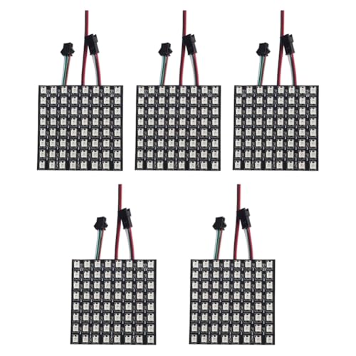 Suoumwa 8x8 WS2812B RGB LED-Matrix 5er-Pack
