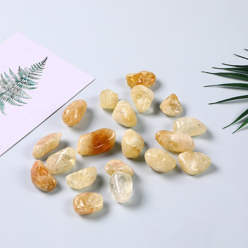 Miniatura 4 de Juego de piedras de citrino, 3 unidades