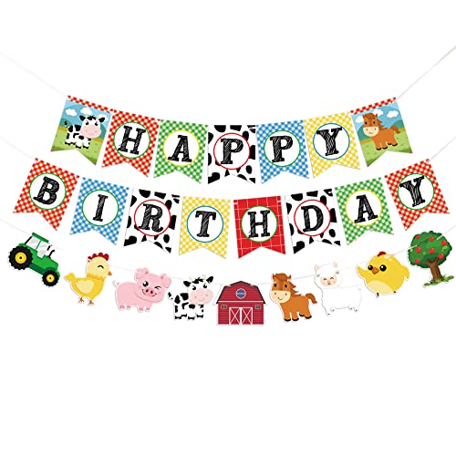 Fournitures de fête anniversaire de ferme pour sourires d'enfants