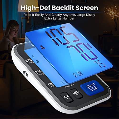 Renpho JCBPM01 Blood Pressure Monitor For Home Use, Fsa Hsa Eligible, Bluetooth Smart Bp Machine thumb #4