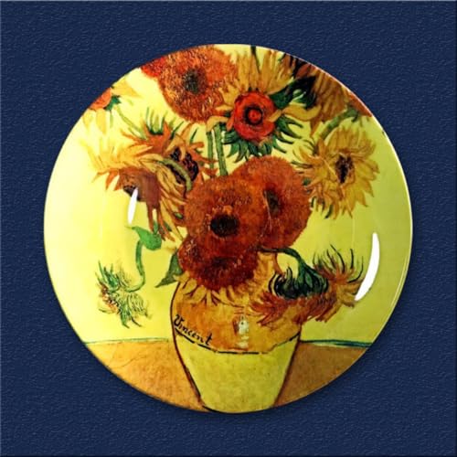 Plato de Van Gogh de 8 pulgadas para decoración de pared en comedor y salón