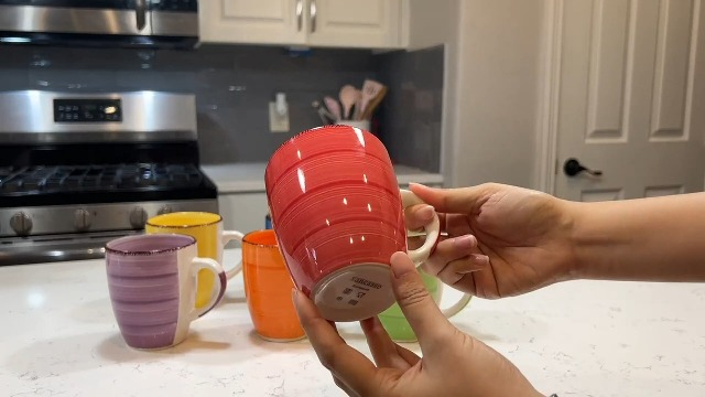 Amazon.com: vancasso Bonita 12 Oz Coffee Mugs Set of 6, Ceramic