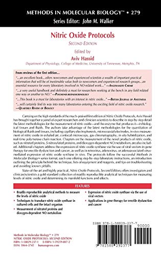 Nitric Oxide Protocols: 279