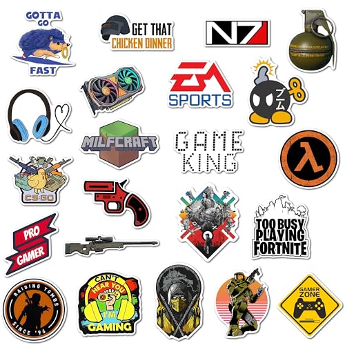 Image of WallDesign Pixel Perfect Gaming Magnets - Retro and Modern Designs for Gamers, Unique Magnets for Gamers Motivation (Set of 22)