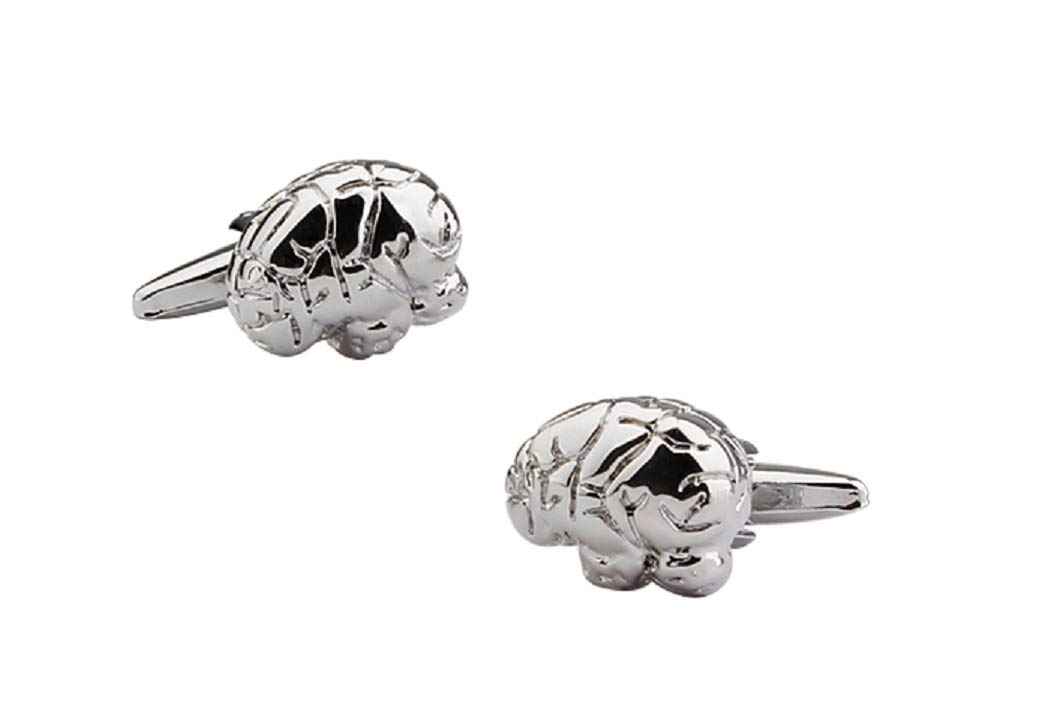 mrcuff Brain Doctor Surgeon Pair Cufflinks in a Presentation Gift Box & Polishing Cloth-picture-47