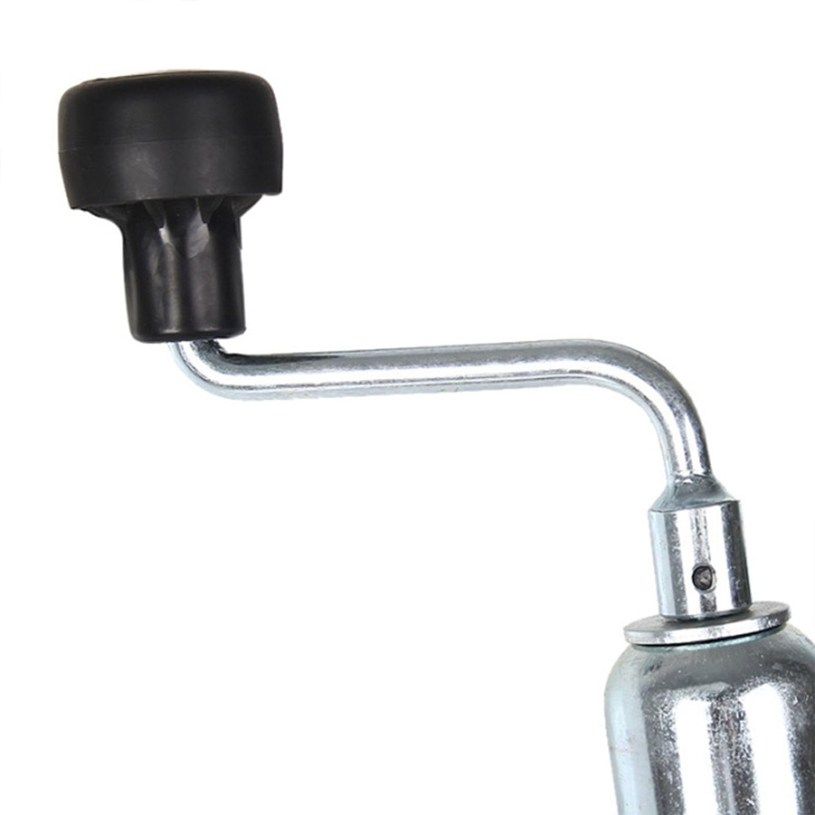 Wytrzymały Podnośnik Przyczepy Z Obrotowym Mechanizmem Podnoszenia, Podnośnik Przyczepy Z Kołem 20 Cm, Koło Podporowe O Udźwigu 150 Kg, Skok Pionowy 25 Cm, Do